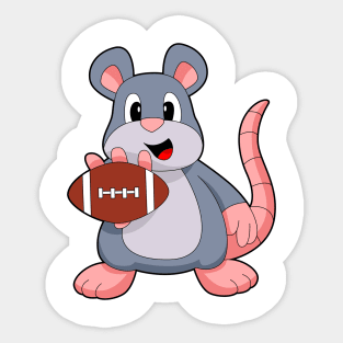 Mouse Football Sports Sticker